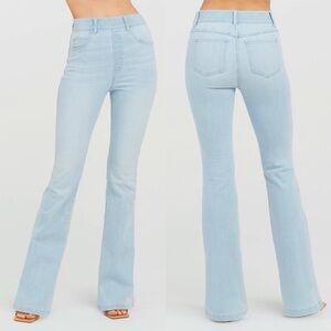 SPANX Retro Light Wash Flare Jeans Size Small Tall